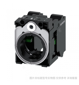 Siemens/西門子3SU1兩位置短柄旋鈕紅色 22MM瞬動型3SU1032-2BC20-0AA0