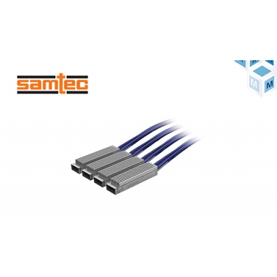 貿澤電子開售Samtec Flyover QSFP電纜系統