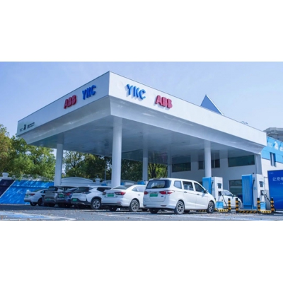 ABB電動(dòng)交通攜手YKC云快充共建上海滬青平公路充電站