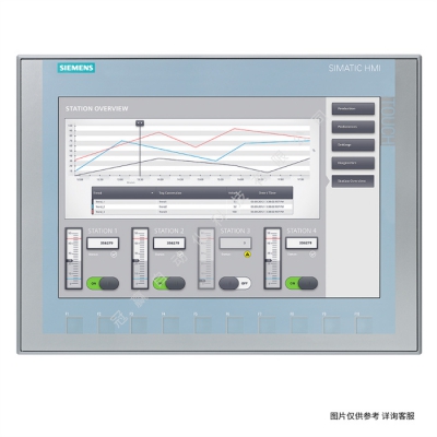 6AV6643-0CD01-1AX2_西門子MP277人機界面/觸摸屏10.4寸