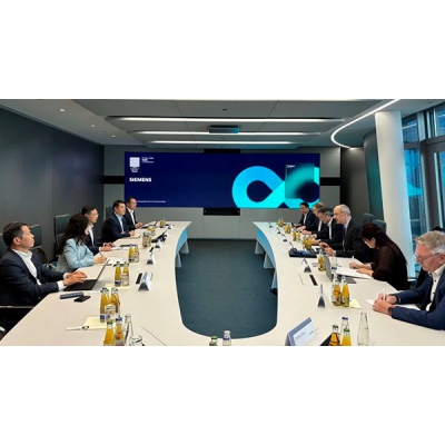 寶武集團(tuán)董事長(zhǎng)胡望明到訪西門(mén)子總部