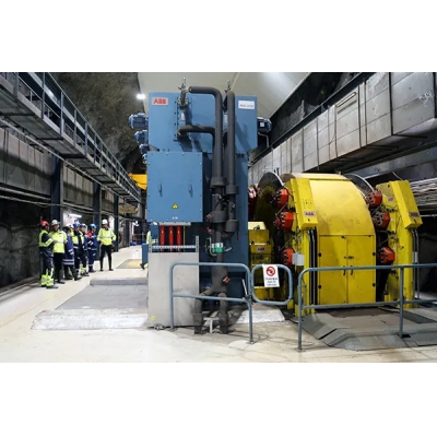 ABB圓滿完成其基律納礦用提升系統重大升級