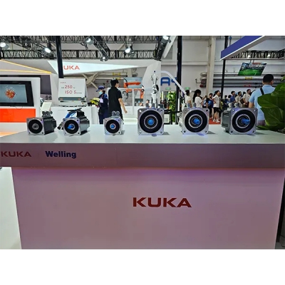 威靈重載機器人專用伺服電機亮相2025世界機器人大會